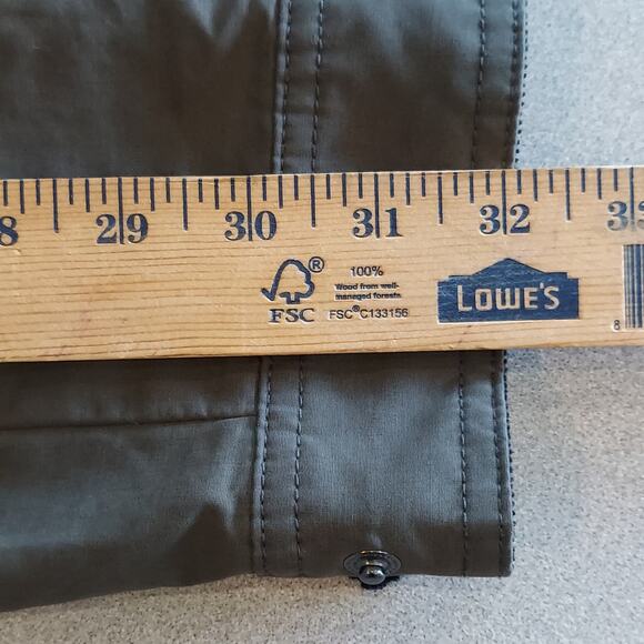 Banana Republic Jacket Mens Medium Full Zip Plaid Lined Elbow Patch - Picture 8 of 8